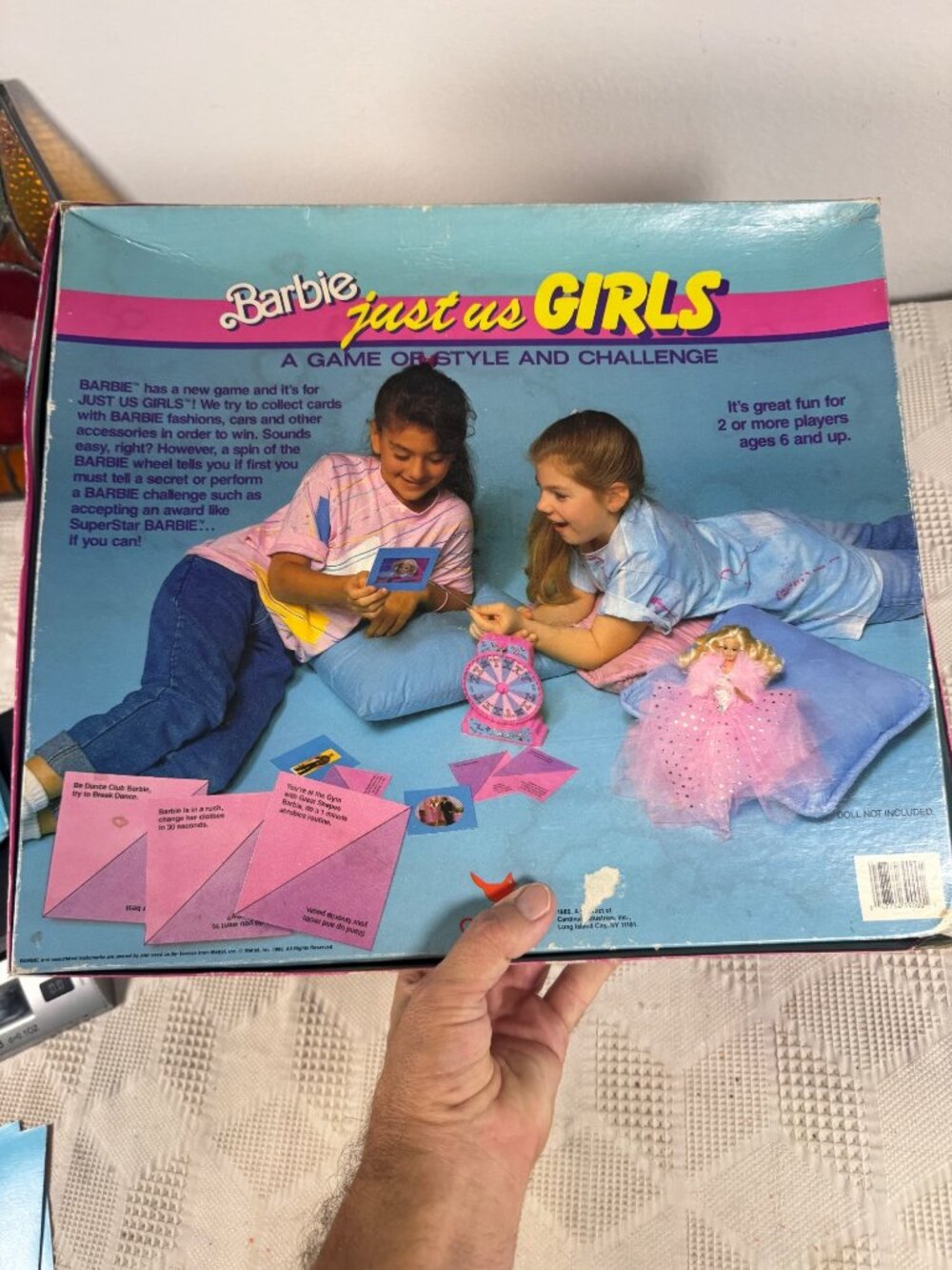 Barbie Just Us Girls Board Game Vintage 1989 By Cardinal Complete Set Retro